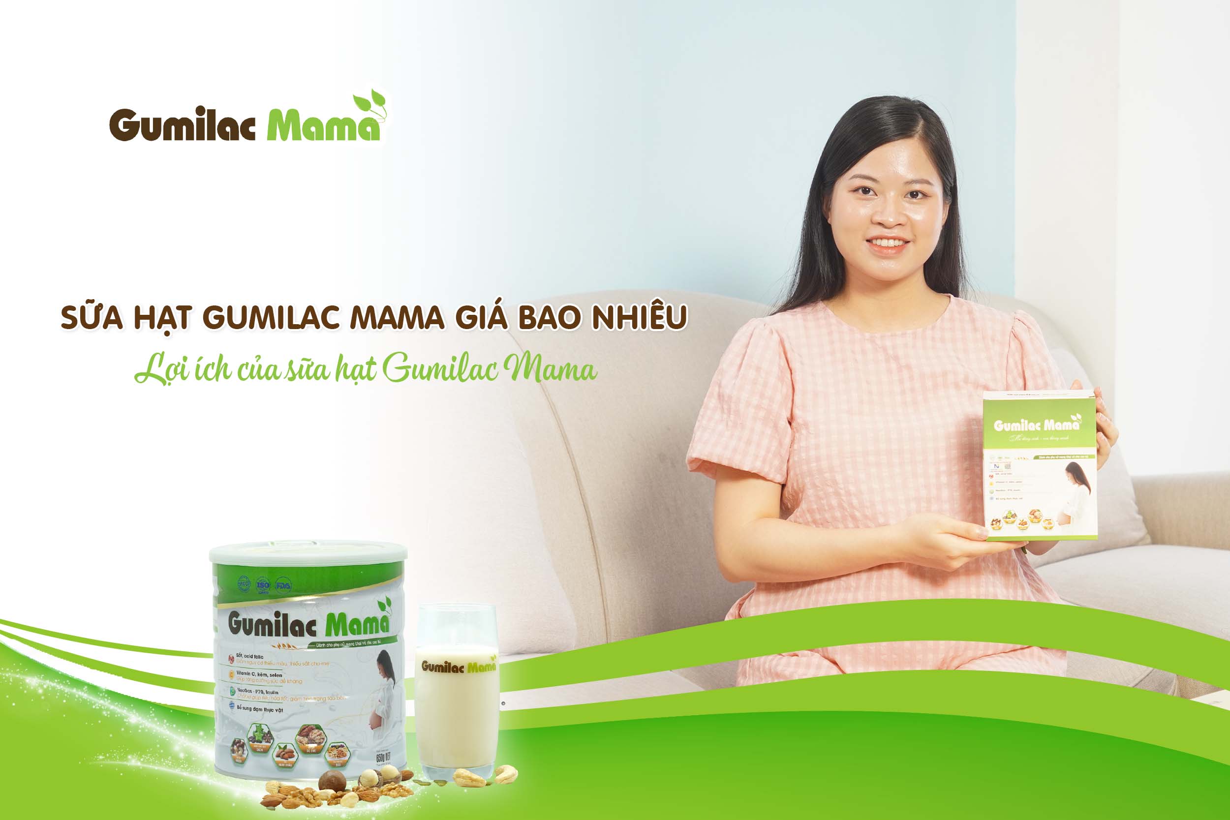 Lợi ích của sữa hạt Gumilac Mama với mẹ bầu